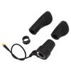 20X Electric Bike Throttle Accelerator Handle Grips Speed Regulating Handle General with Waterproof Connector 24V‑72V