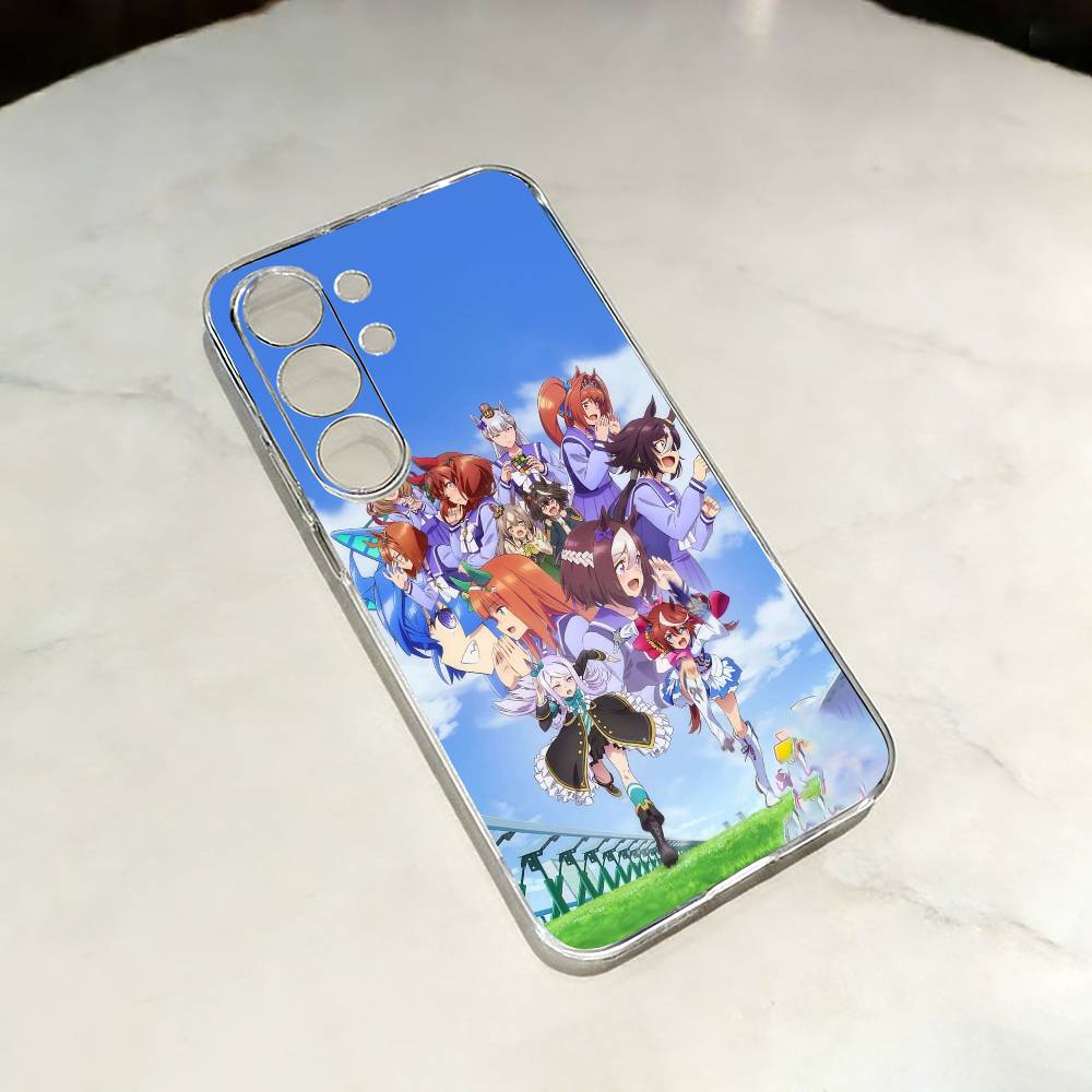 

P-Pretty Derby Uma M-Musume Phone Case For Samsung S25,24,23,22,21,20,30,Ultra,Plus,Fe,Lite Transparent Cover Samsung S20lite