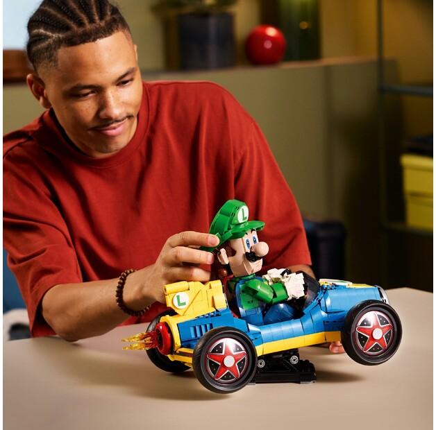 Конструктор LEGO Super Mario 72050 Mario Kart Луиджи и Машина Мах 8