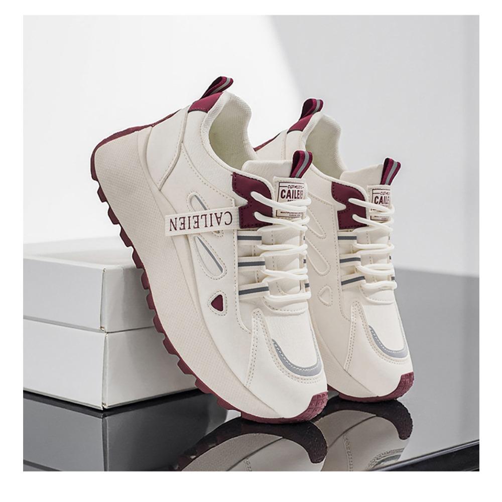 New Spring Autumn Women's Breathable Sneakers Thick Bottom Increased Casual Shoes