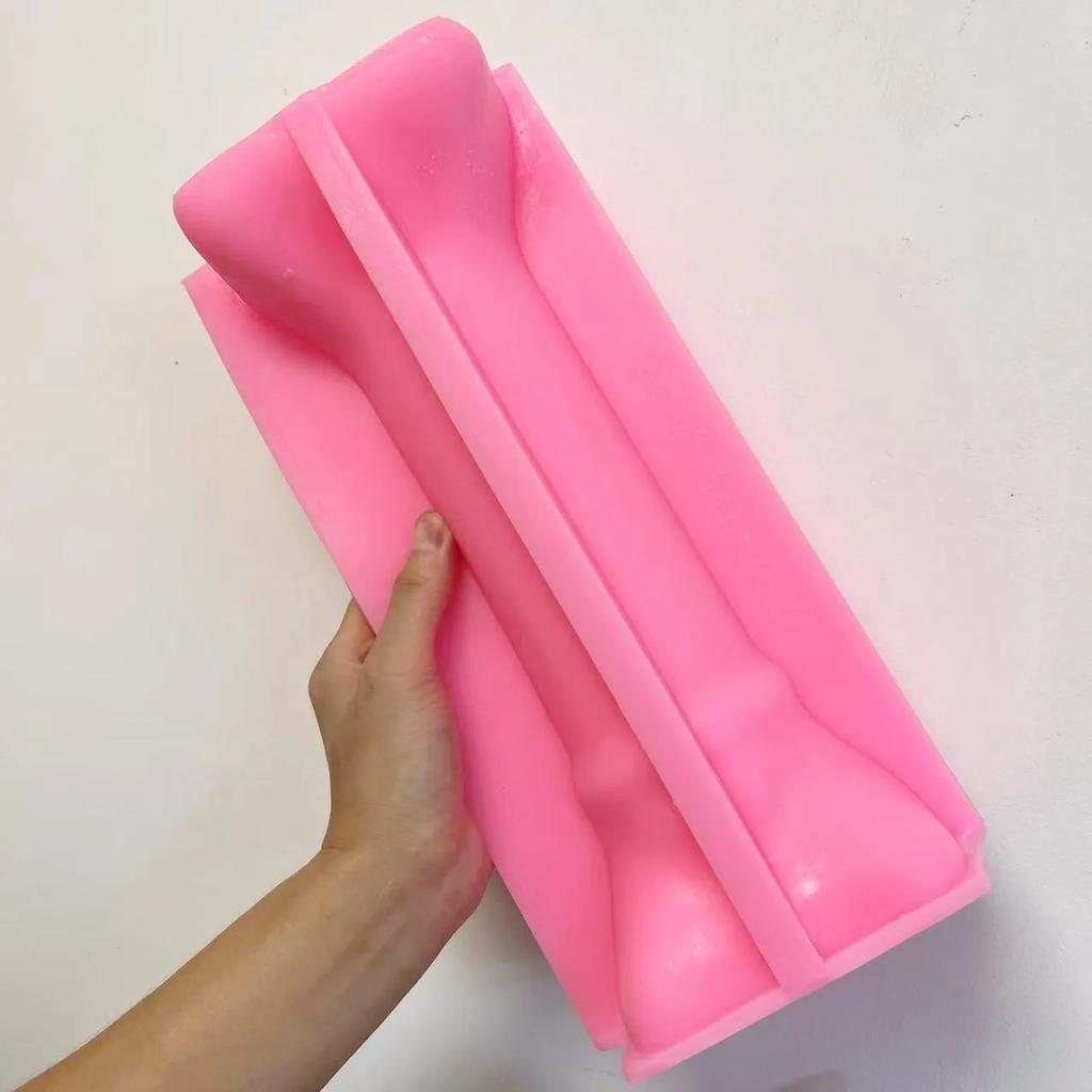 30cm Large Roman Column Candle Silicone Mold Roman Column Gypsum Concrete Cement Silicone Mold Home Decor Acrylic Plastic  mold