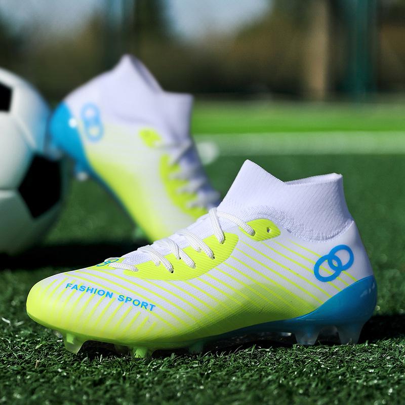 New Adult Girls Football Shoes Boys Students Long Nails AG Shredded Nails TF Children's Women's Assassin Training Shoes