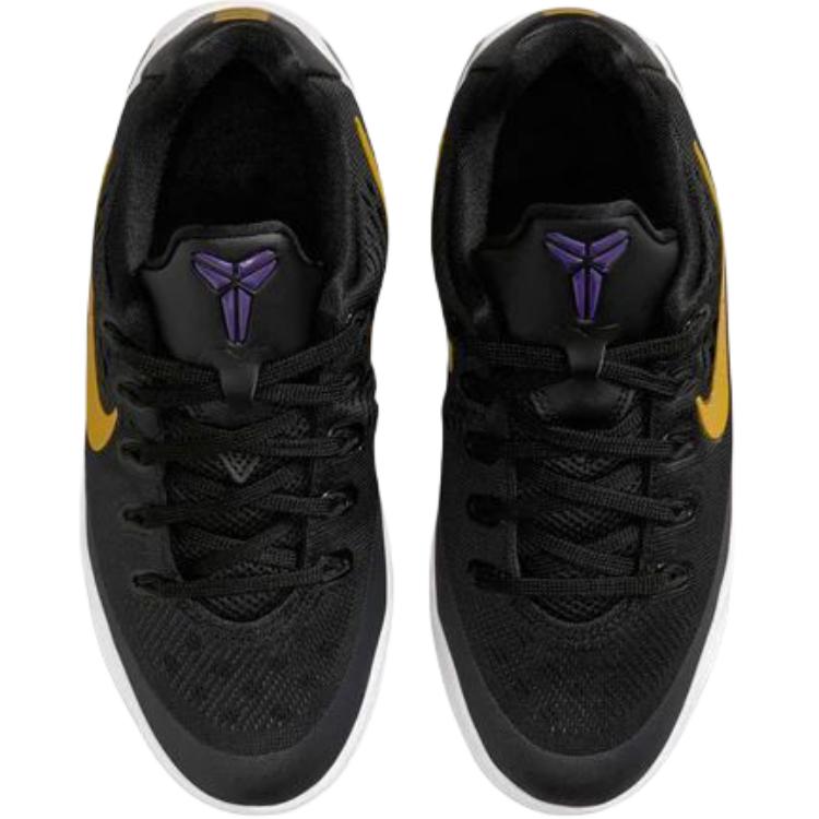 Nike Adidași Kobe 9 EM GS Lakers Away pentru Copii Negru Auriu Universitar Alb FV3607-003