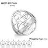 Jewish Star of David Hexagram Chai Symbol Ring for Women Men Stainless Steel Judaica Hebrew Blessing Amulet Jewelry Gift
