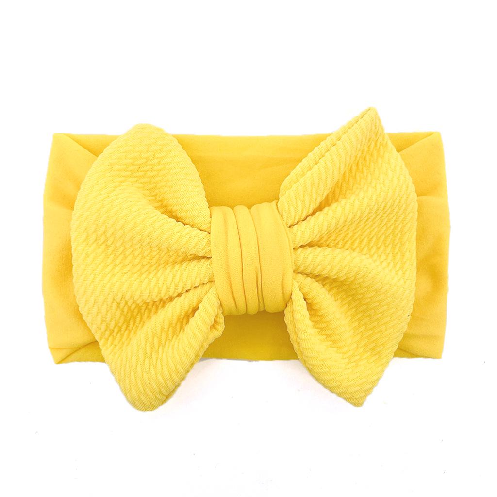 Spring 2022 Nylon Bow Hairband for Infants & Toddlers - Skin-Friendly & Breathable