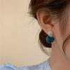 High-Grade Gradient Starry Sky Blue Women's Trendy Earrings