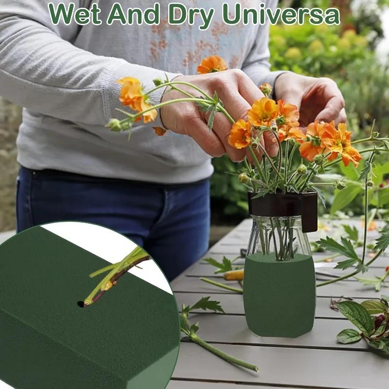 10/1pcs Florist Foam Blocks Square Absorbent Floral Foam Brick Artificial Dry Wet Flower Mud DIY Home Garden Wedding Decorations