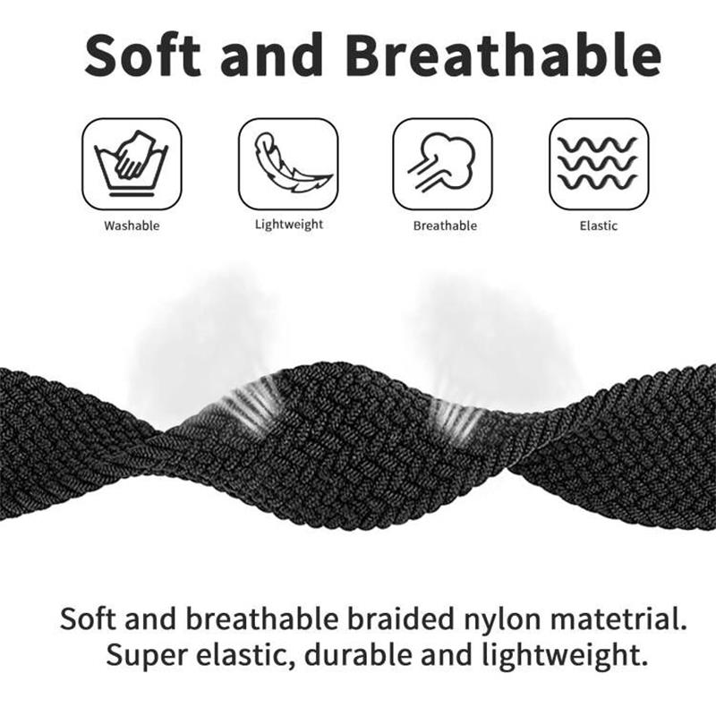 Nylon Strap for Google Pixel Watch/Pixel Watch 2 Elastic Adjustable Band Wrist Bracelet Wristband Replacement Accessories for Pixel Watch