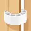 Thickened Door Stoppers with Elastic PVC Design Kid Safe Finger Guards Quick Fixing for Homes Kitchen Bathroom Bedroom