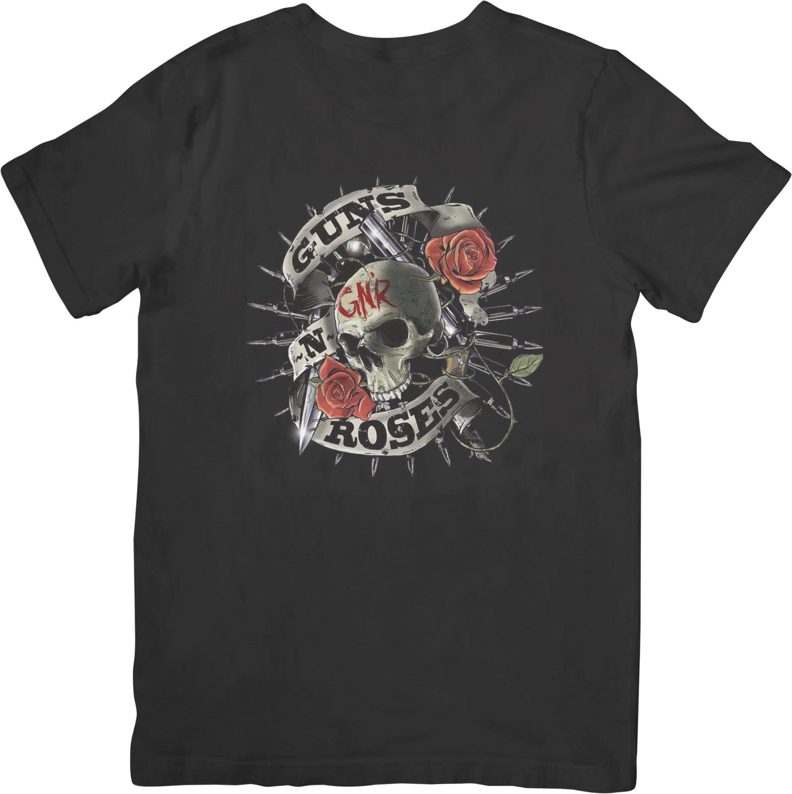 

Музыка Guns n Roses Унисекс Футболка из качественного хлопка Черная M