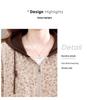 Women's Spring 2024 Fashionable Chinese Jacquard Hooded Jacket
