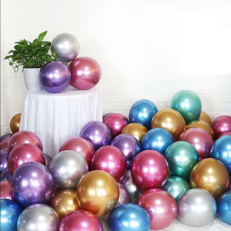 Double-Layer Thickened Red Wedding Balloons for Engagement and Room Decoration