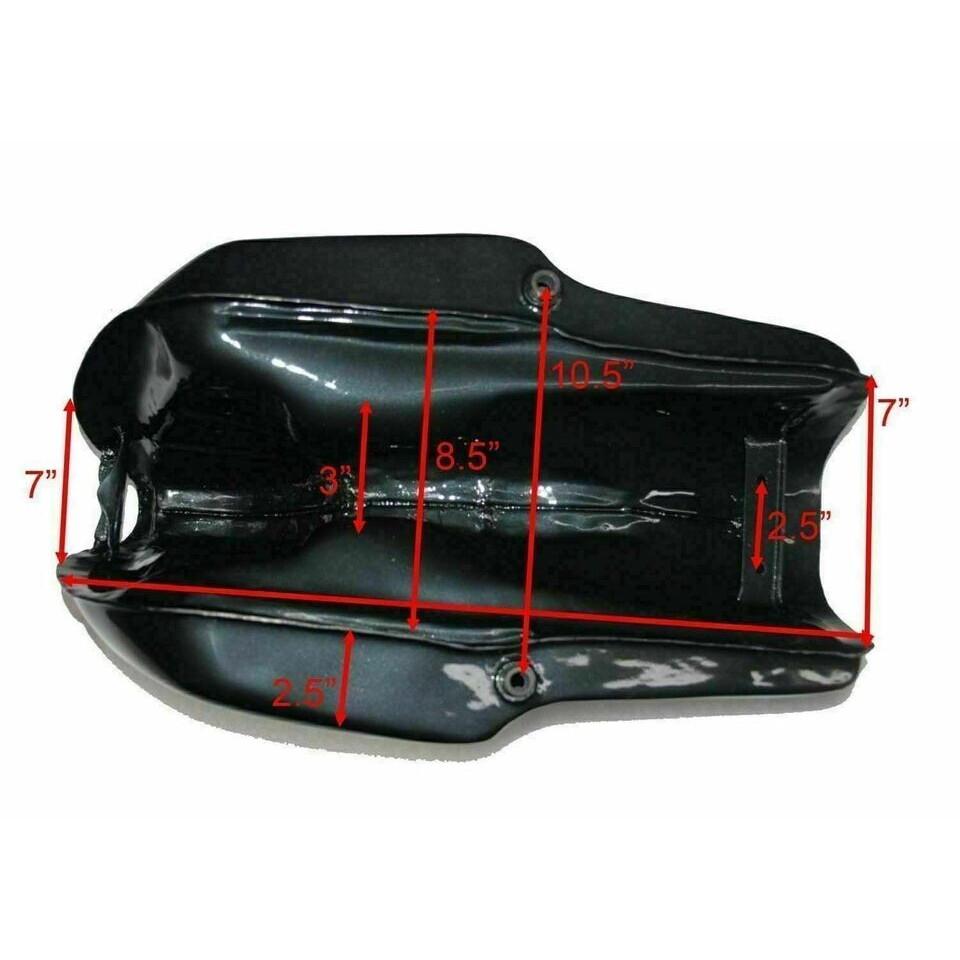 BMW R100S R100CS R100RS R100RT Alloy Black Painted Petrol Fuel Tank With Cap