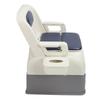 Bedside Commode Toilet with Detachable Armrests Portable Moible Odorless Soft Seat Solid Toilet for Elderly Pregnant Women
