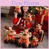 Adorable Christmas Reindeer Plush Toy Cuddly Stuffed Animal For Festive Holiday Cheer
