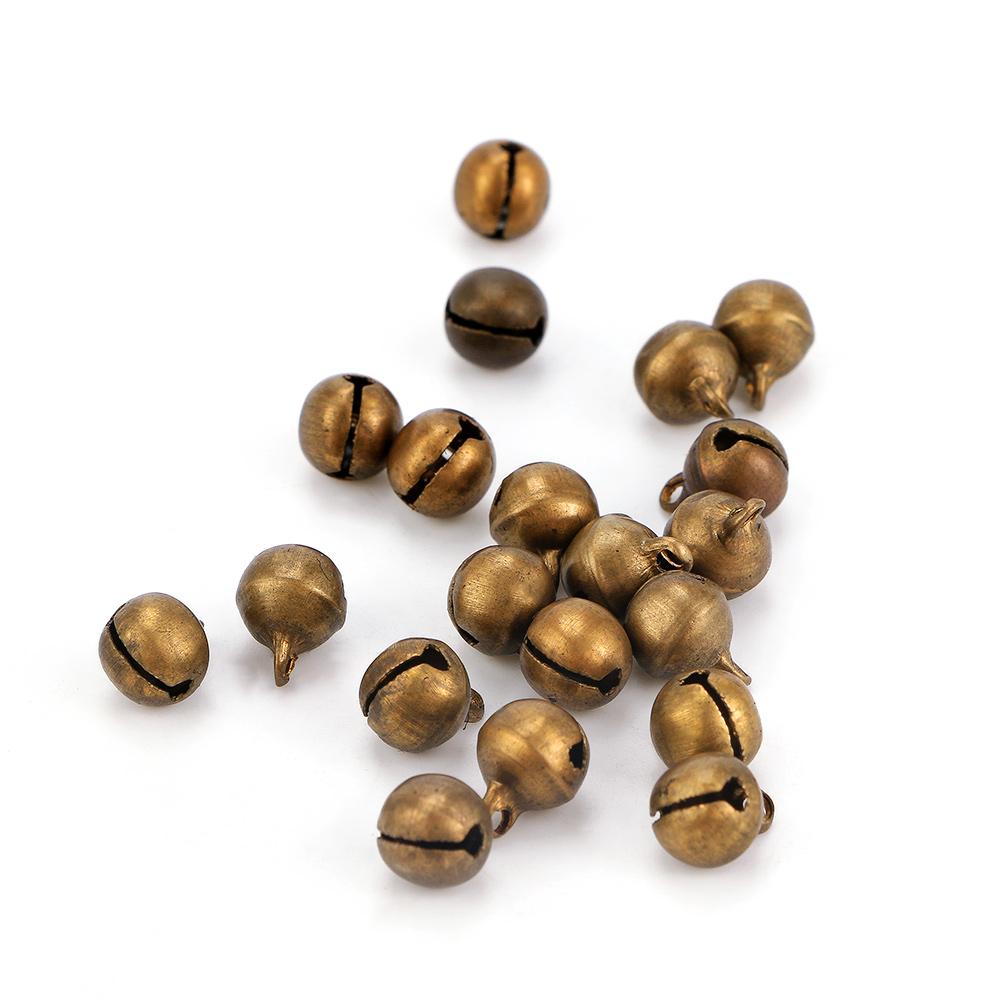 Metal Brass Christmas Tree Bronze Ornaments Jingle Bell Accessories DIY Crafts Home Decoration