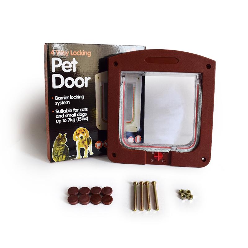 Dual-Purpose Pet Door for Cats & Dogs: Two-Way Entry & Exit Flap