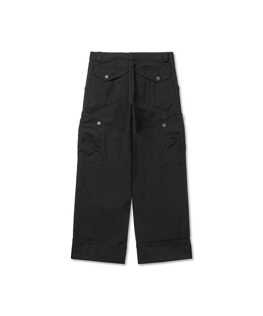 Debseu Roll-Up Cargo Pants (Black)