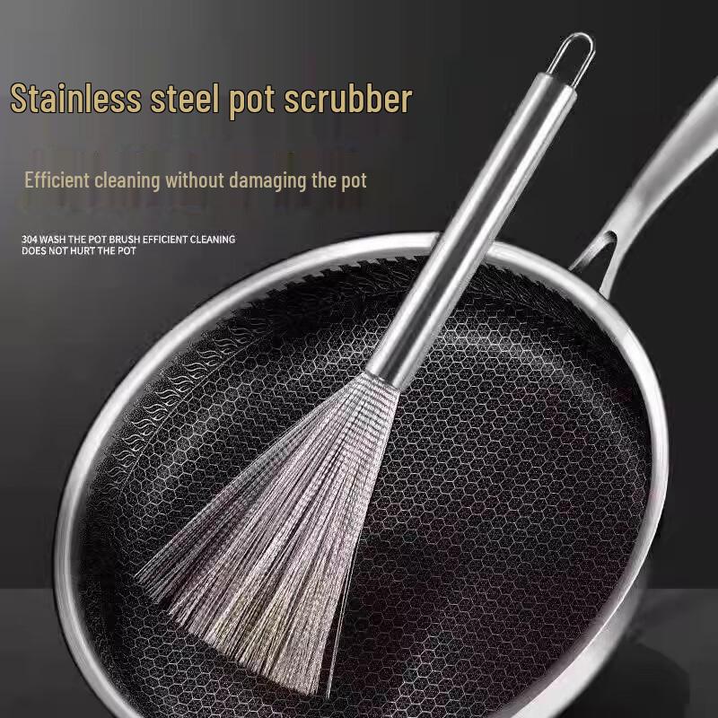 Jing Beier 304 Stainless Steel Pot Brush