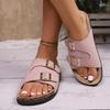 Fashion 2025 Ladies Slippers New Beach Open Toe Flats Female Large Size Comfort Sandals Casual Fashion Women's Slippers Zapatos Mujer