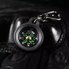 Mini Aluminum Alloy Compass Keychain Pendant Outdoor Hiking Camping Mini Portable Compass Bag Charm