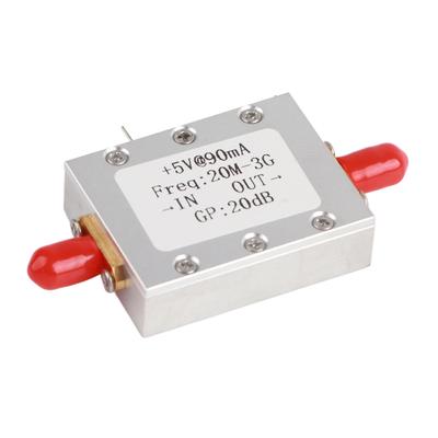 1 stk Bredbånds 0,02‑3GHZ Forsterkning 20DB RF Effektforsterkermodulkort Radiofrekvens