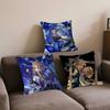 Genshin Albedo Pillow Cushion Cover Pillowcase Living Room Sofa Home Decor Customized