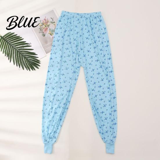 Comfortable Lounge Pants Women Pajama Elastic High Waist Floral Print Long Soft And Breathable Sleep Bottoms Trousers Loose Fit Sleepwear Wear