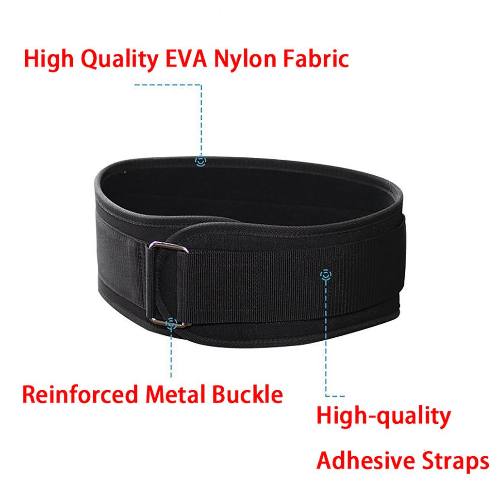 Waist Exercise Belt for Men & Women, Fitness Back Support Belts , Waist Trimmer , Adjustable Waist Trainer , for Daily Life, Workout and More