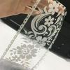 Lace Edging Wall and Window Clings - Modern Glass and Mirror Stickers for Decoration (021)