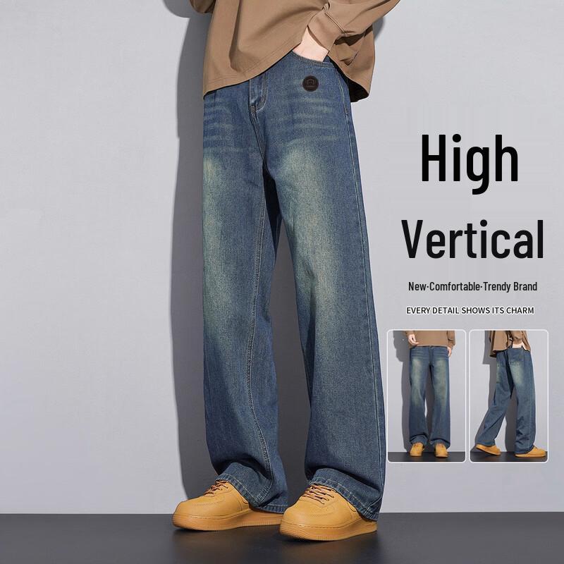 Paul Frank Men s American Retro Loose Straight Denim Jeans 2XL