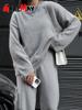 Autumn Winter Women's Knitted Sweater Wool Mohair Thin Gray Jumper Oversize Basic Pullover Women Red Vintage Sweaters for Women
