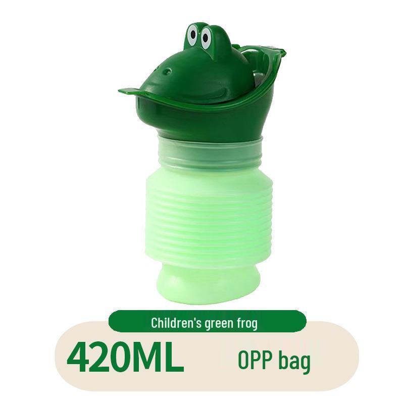 Orinal Portátil de Coche de Dibujos Animados para Niños - Inodoro de Viaje de Emergencia