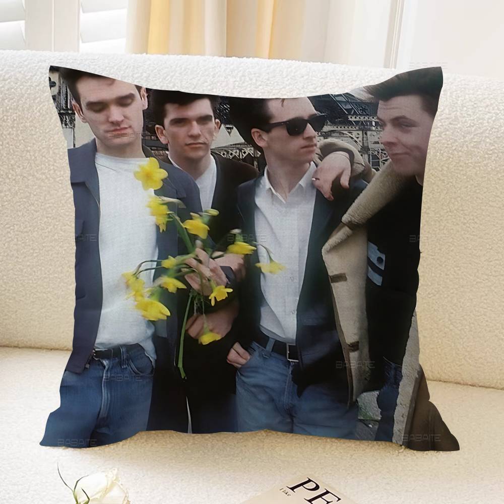 Rock Band S-Smiths Pillow Gift Home Office Decoration Bedroom Sofa Car Cushion Cover Case 45x45