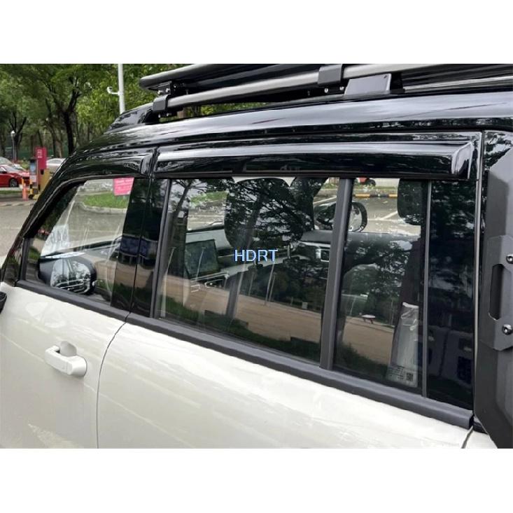 For Chevrolet Spark EUV 2024 + Window Visor Side Vent Sun Rain Deflector Weather Shield Shelter Cover Car Styling Accessories