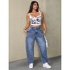 Women's Summer Loose Straight Wide-Leg Jeans