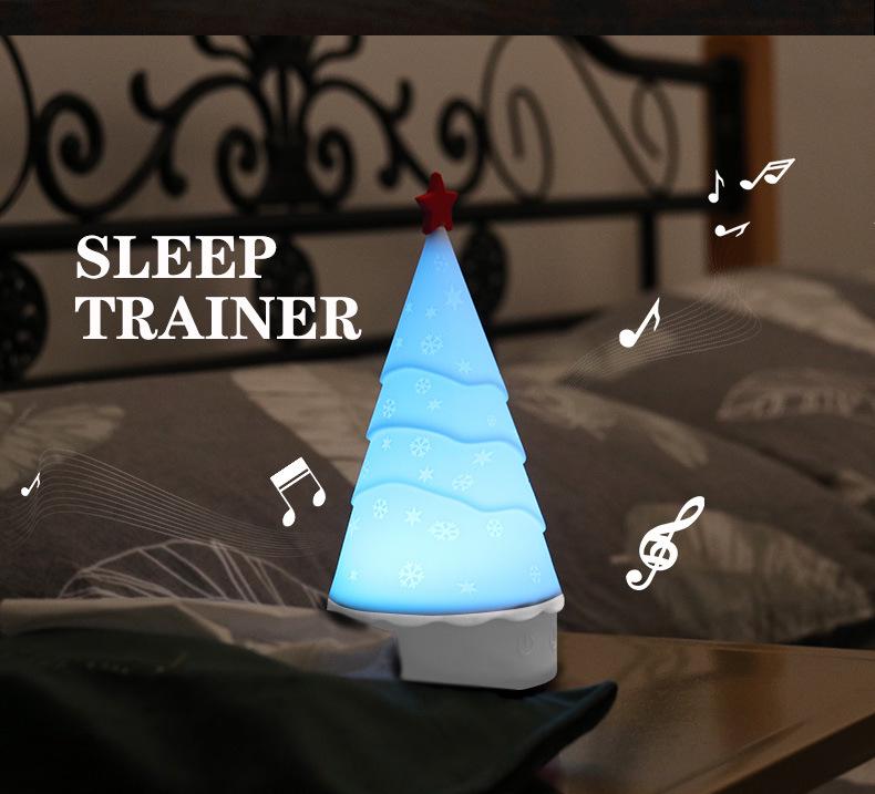 Silikon USB Weihnachtsbaum Nachtlicht für Zimmer und Wohnheime