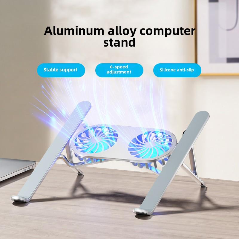

Portable Aluminum Laptop Stand with Cooling Fans