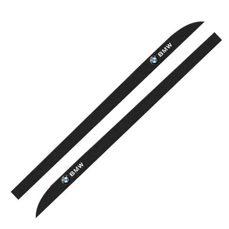 

2pcs Car Door Side Skirt Sill Stripe Carbon Decals Styling Accessories For BMW E46 E85 E60 F10 E39 F30 E36 F20 E87 E90 E70 X3 X5