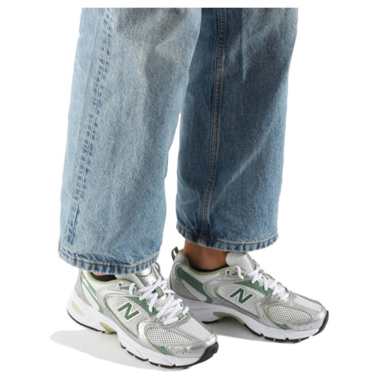 New Balance 530 Silver Metallic Mallard Green