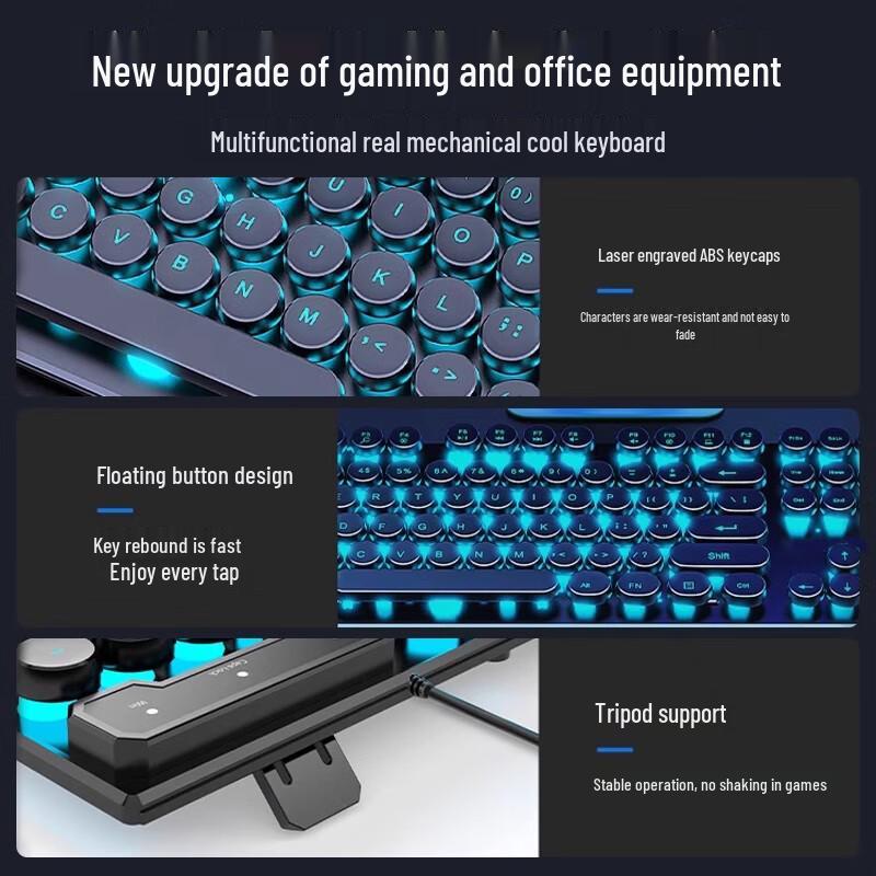 You Shi Customized Wireless Mechanical Keyboard and Mouse Set