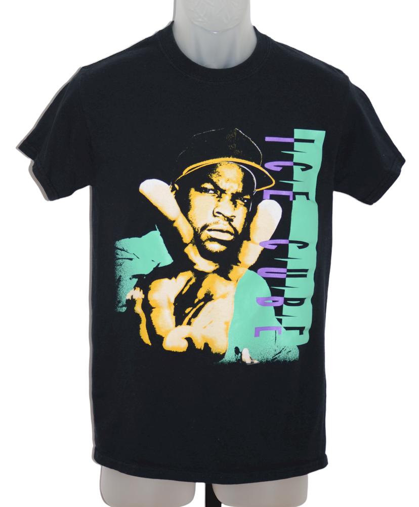 Ice Cube T-shirt Size S Black Graphic Short Sleeve Cotton XXL