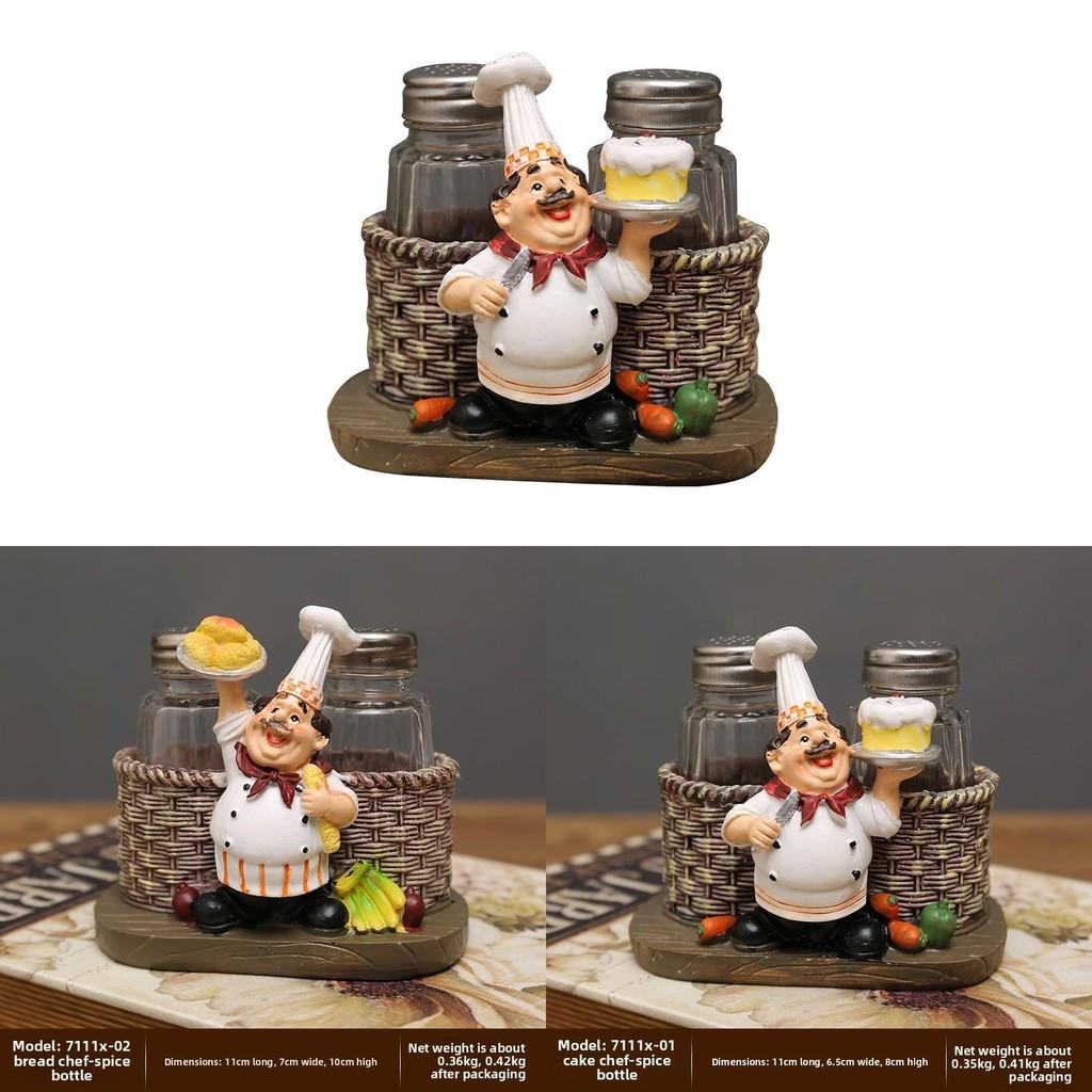 European Themed Resin Chef Figurine Ornament For Birthday Or Graduation Gift
