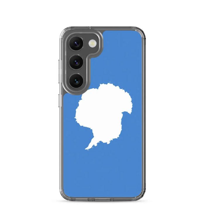 Coque Téléphone - Samsung - Galaxy S23 Plus - Drapeau Antarctique - Souple - Multicolore