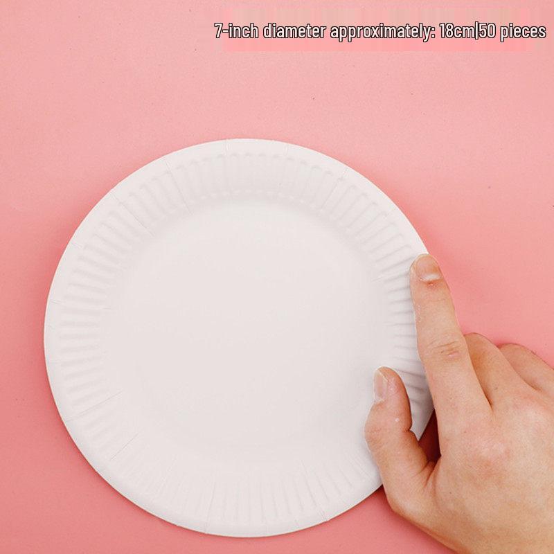 Kid's DIY Paper Plate Craft Kit: Disposable Art Plates with Stickers for Painting