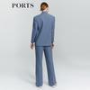 PORTS Women's Elegant Wool Suit Trousers