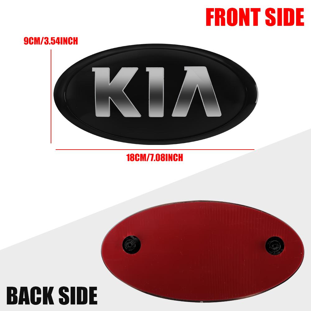 1pcs 3D Car Emblem Center Badge Sticker Decal Styling Accessories For KIA Rio Ceed Sportage Cerato Soul Sorento K2 K5 Picanto