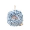 AFGH Genuine Cat and Mouse Spike and Tek Circle Granular Velvet Hand Towel Shernell Hand Towel Hanging Style