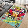"Dr. Slump Cartoon Pattern Rug" suitable as a non-slip mat for the living room or bedroom sofa