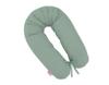 Longer Pregnancy Pillow for Pregnant Women To Sleep + Removable Cover - Sage